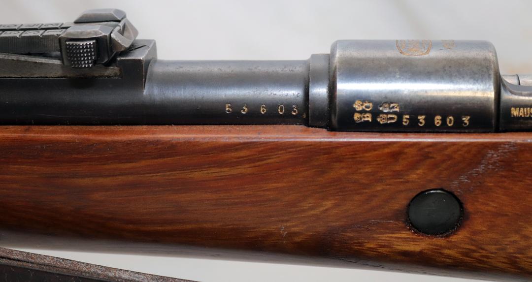 MAUSER MODEL 98 SERIAL #53603 CALIBER UNKNOWN