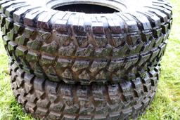 SET OF (4) GOOD YEAR 35X12.5 R15 LT TIRES, NO RIMS