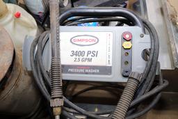 SIMPSON 3400 PSI GAS PRESSURE WASHER W/KOHLER 6.5 HP ENGINE