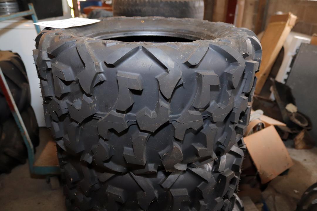 SET OF FOUR 27X11 R-14 NHS TIRES