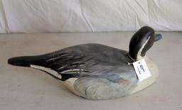 PINTAIL DRAKE WOODEN DECOY, MARKED WPG