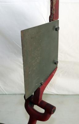 16" CAST CHEESE CUTTER, FOR CUTTING CHEESE WHEELS, VERY EARLY