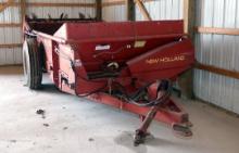 New Holland 155 Manure Spreader w/ end gate and double meater, good floor