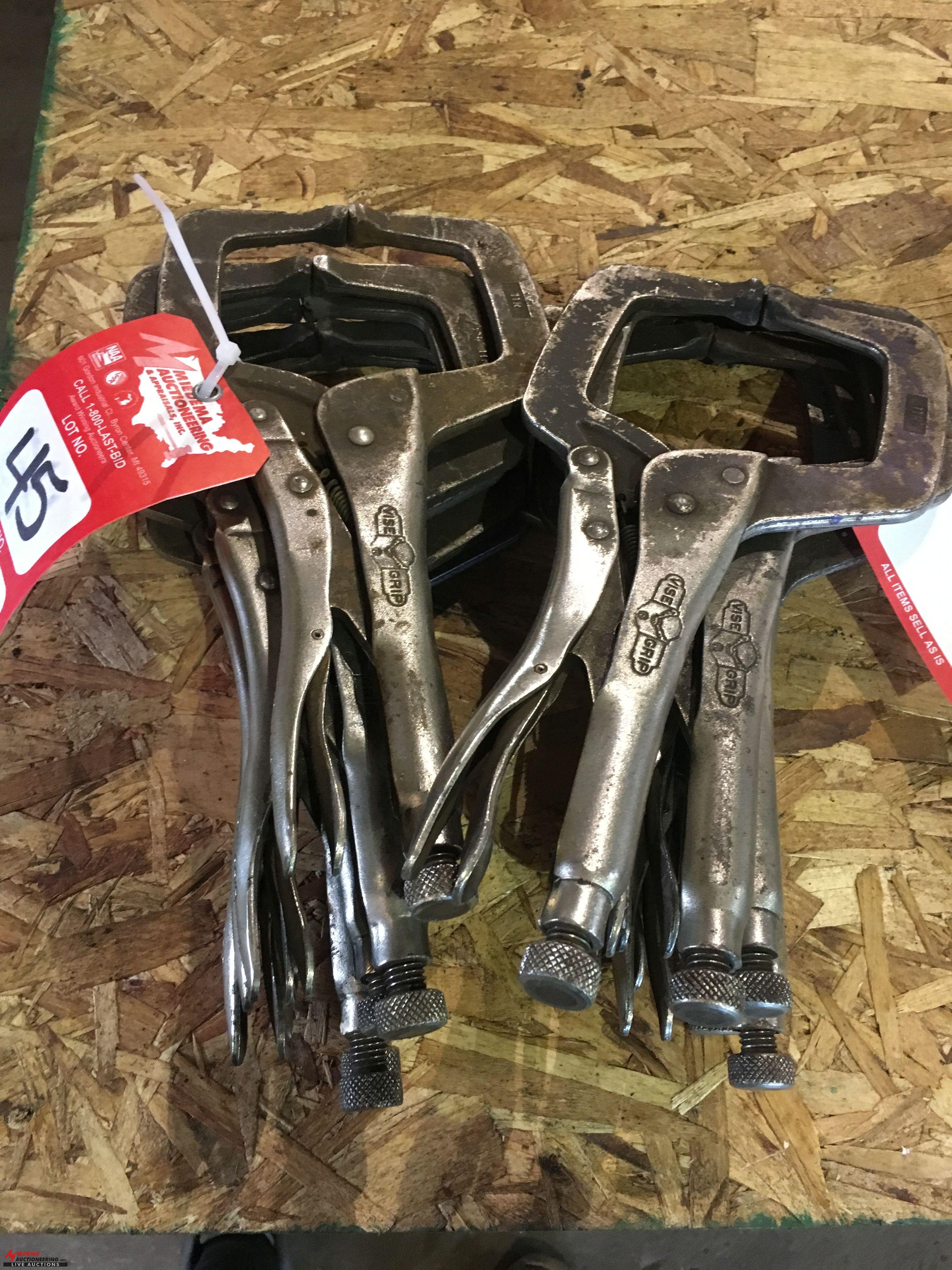 ASSORTED VISE GRIP CLAMPS (BID PRICE  X 10)