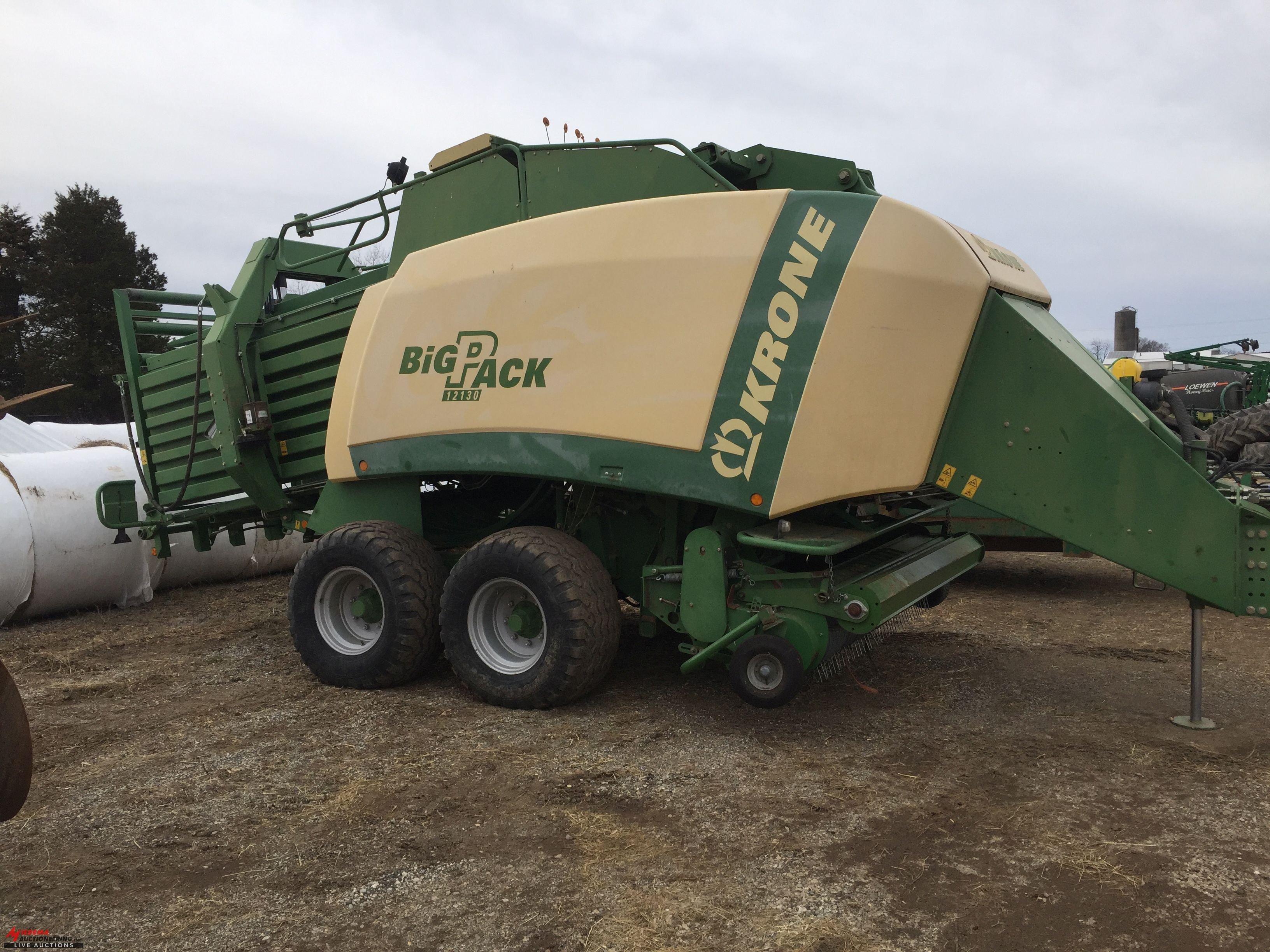 KRONE BP 12130 BALER, EXCELLENT CONDITION, ONLY 10,750 BALES