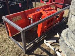 NEW HYDRAULIC DOZER BLADE, 86'', SKID STEER MOUNT