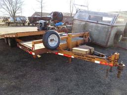 2008 ECONOLINE EQUIPMENT TRAILER, DUALS ON EACH AXLE, NEWER BRAKES, ELECTRI