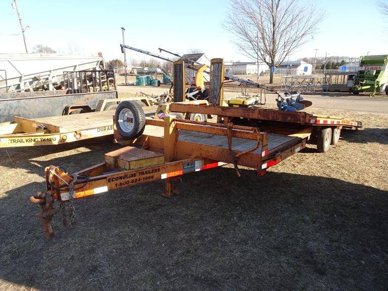 2008 ECONOLINE EQUIPMENT TRAILER, DUALS ON EACH AXLE, NEWER BRAKES, ELECTRI