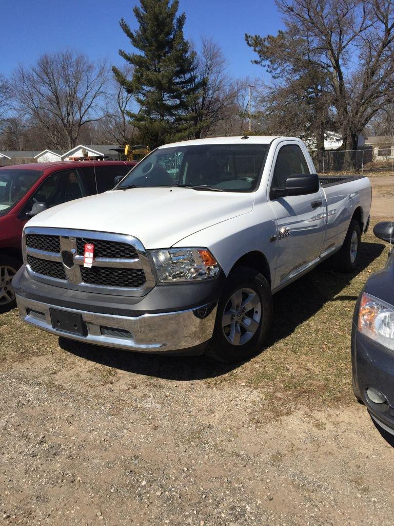 2016 RAM 1500 STANDARD CAB PICKUP TRUCK, LONG BOX WITH BED LINER, 5.7L HEMI