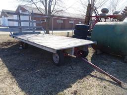 FLATBED HAY WAGON