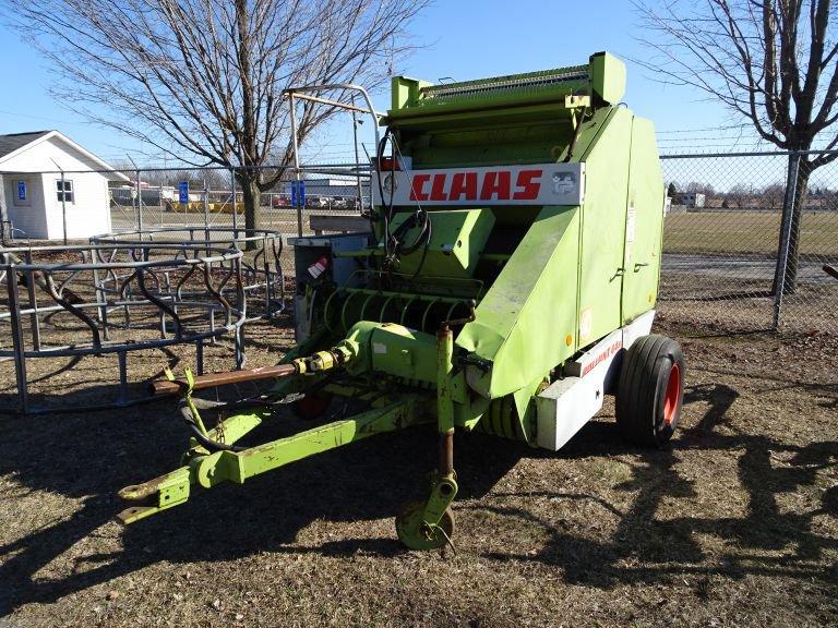 CLAAS ROUND BALER ROLLANT 44S, PTO DRIVEN, 11L-15 TIRES, PIN HITCH