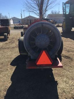 FMC 500 GALLON ORCHARD SPRAYER, MODEL M252, PTO DRIVEN, WITH HYDRAULIC CONT