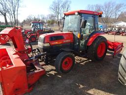 KUBOTA L5030 TRACTOR, MFWD, CAB WITH HEAT & A/C, HST, 3PT, 2-REMOTES, KUBOT