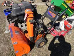 HUSQVARNA 524STE SELF-PROPELLED SNOW BLOWER, 24'', RUNS AND OPERATES