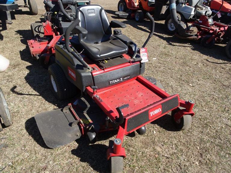 2007 TORO TITAN Z4800 ZERO TURN MOWER, 48'' DECK, BRIGGS & STRATTON 22HP, 5