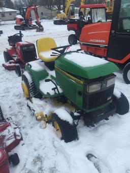 JOHN DEERE 455 LAWN TRACTOR, DIESEL, 54'' CUT, 2430 HOURS SHOWING