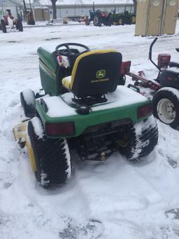 JOHN DEERE 455 LAWN TRACTOR, DIESEL, 54'' CUT, 2430 HOURS SHOWING