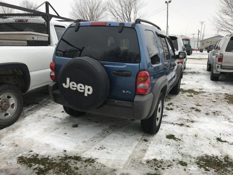 2003 JEEP LIBERTY SPORT, 3.7L GAS ENGINE, AUTOMATIC TRANS, 4x4, CLOTH, POWE