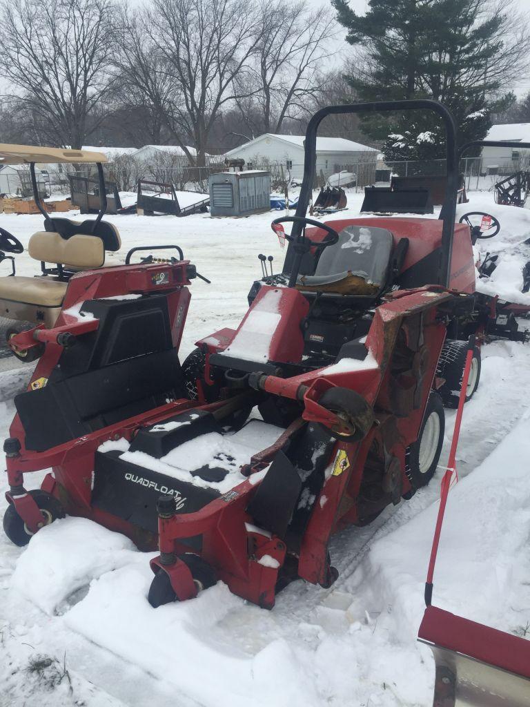 TORO 455D GROUNDS MASTER BAT WING MOWER, 126'', CANOPY, DIESEL, HYDROSTAT