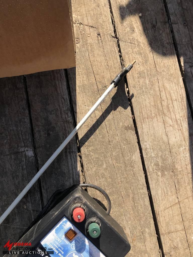 ELECTRIC FENCE CONTROLLER AND CATTLE PROD