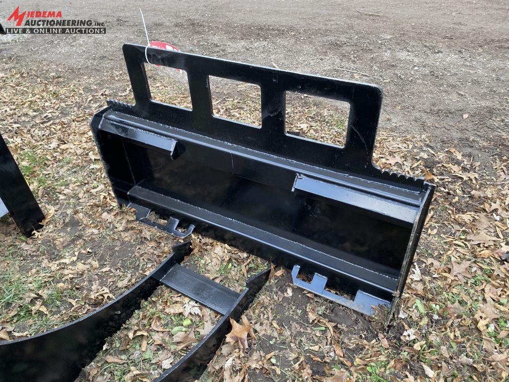 ROCK/SLAB/STUMP REMOVER, SKID STEER MOUNT