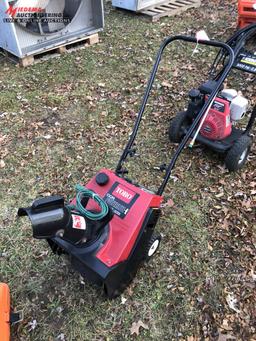 TORO POWERLITE WALK BEHIND SNOWBLOWER, 3-HP, ELECTRIC START, NEW PADDLES AND SCRAPER BARS, SAID TO H