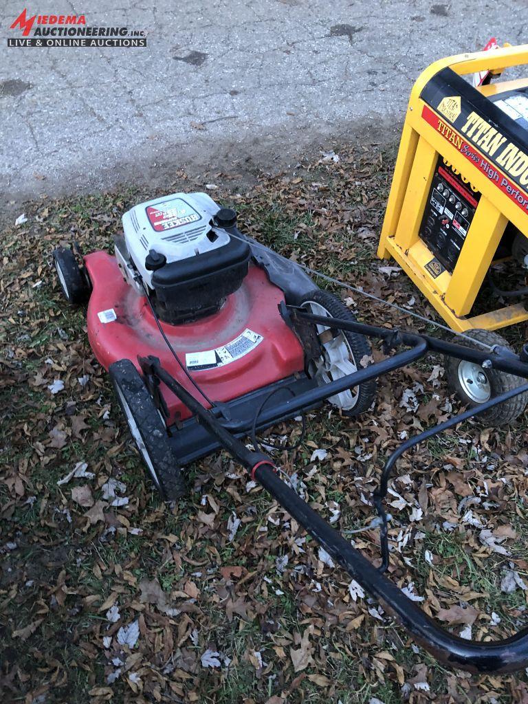 HUSKEE PUSH MOWER, 6.25 HP, 22'' CUT