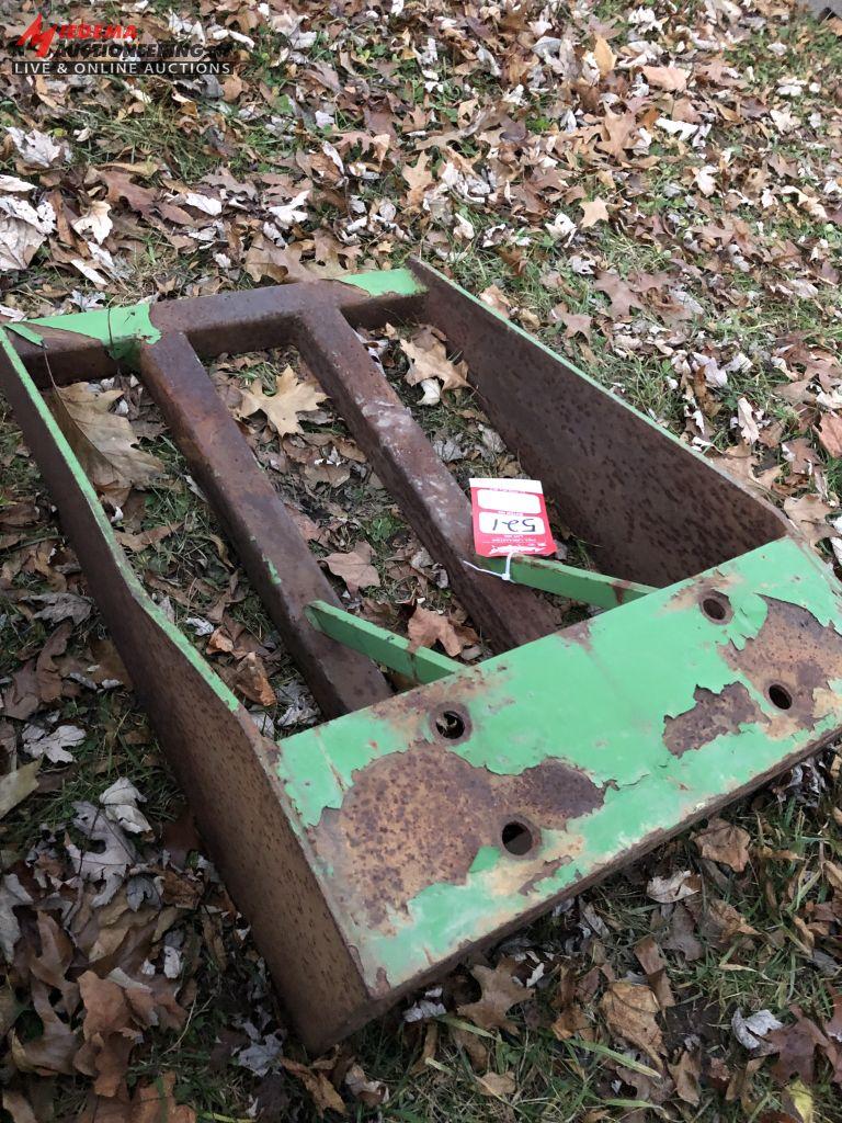 JOHN DEERE TRACTOR BUMPER