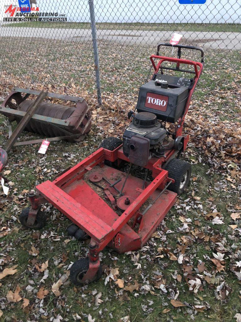 TORO PROLINE 36'' WALK BEHIND COMMERCIAL  MOWER, KAWASAKI GAS ENGINE