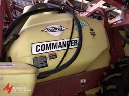 HARDI COMMANDER CM750 SPRAYER, 60' BOOM, 750 GALLON POLY TANK, PTO PUMP, RINSE TANK, 4 SECTION