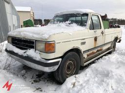 1990 FORD F250 XL T LARIAT, REGULAR CAB, 6.9L, 2WD, FUEL TANK WITH 12V/15GPM PUMP, MILLER AEAD-200LE