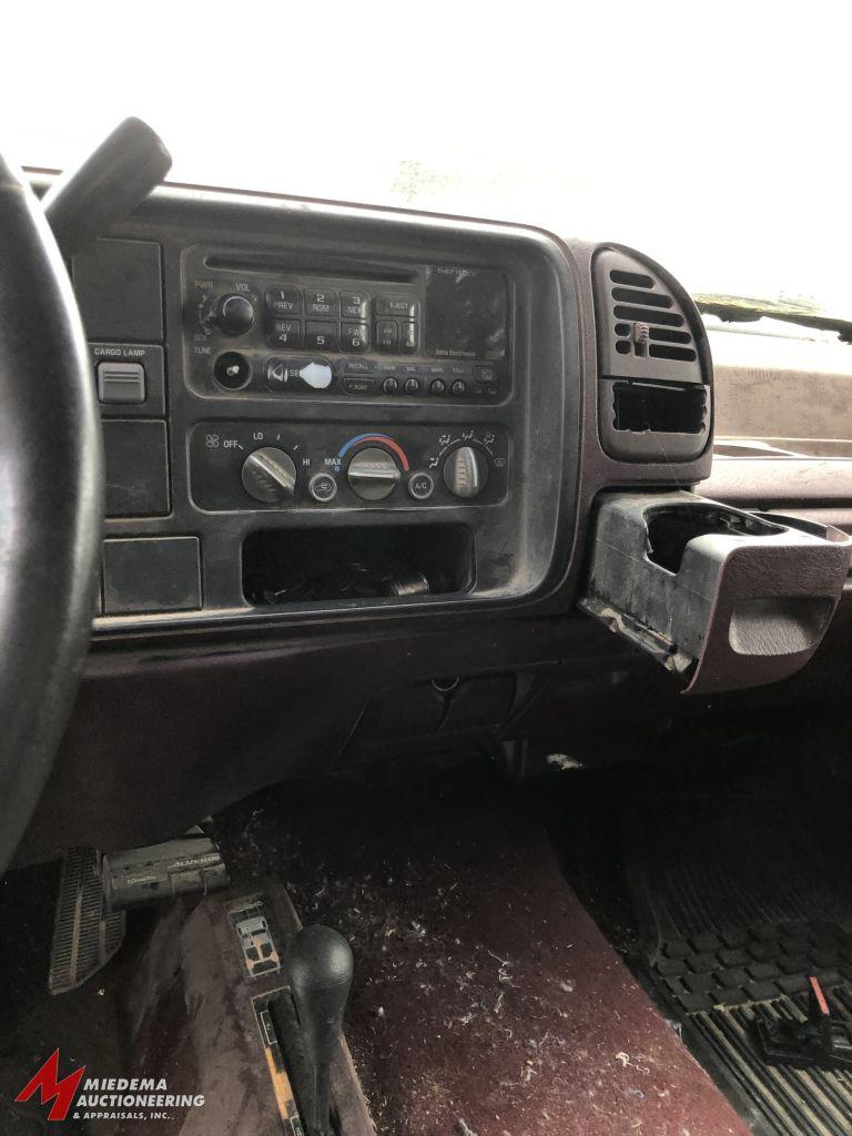 1996 GMC 3500 D PICK UP TRUCK, REG CAB, DUALLY, 195,000 MILES SHOWING