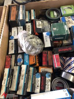 ASSORTED NEW BEARINGS (VARIOUS BRANDS AND SIZES).