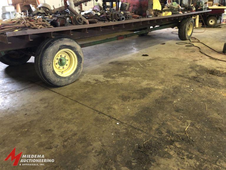 FLATBED WAGON, 24' EXPANDED METAL DECK