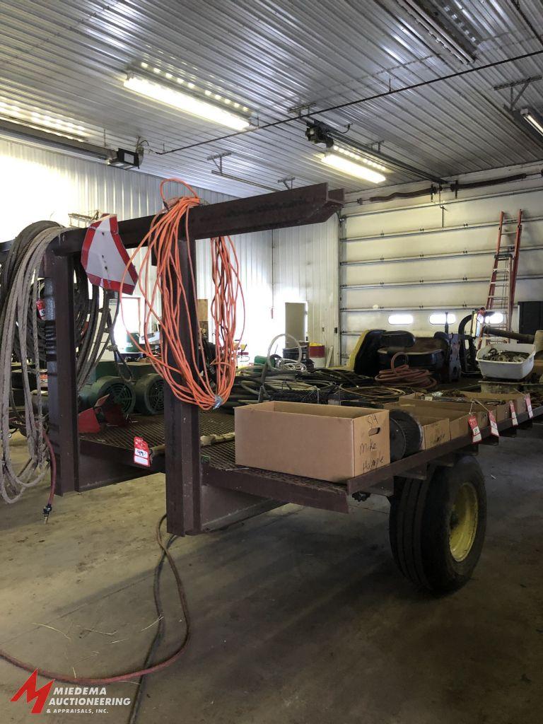 FLATBED WAGON, 24' EXPANDED METAL DECK