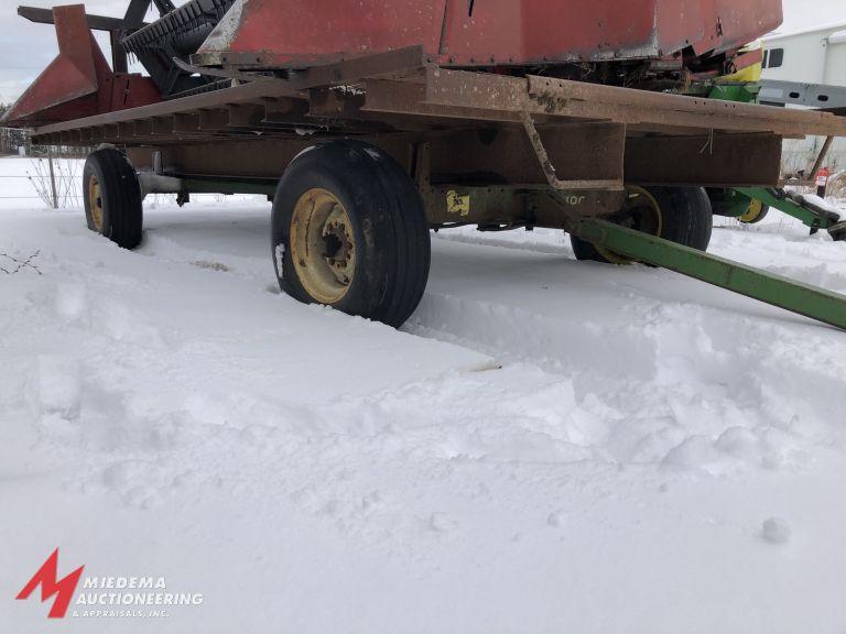 FLATBED WAGON, 18' EXPANDED METAL DECK