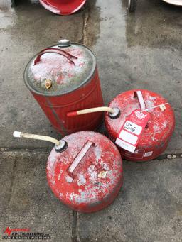 ASSORTED GAS CANS