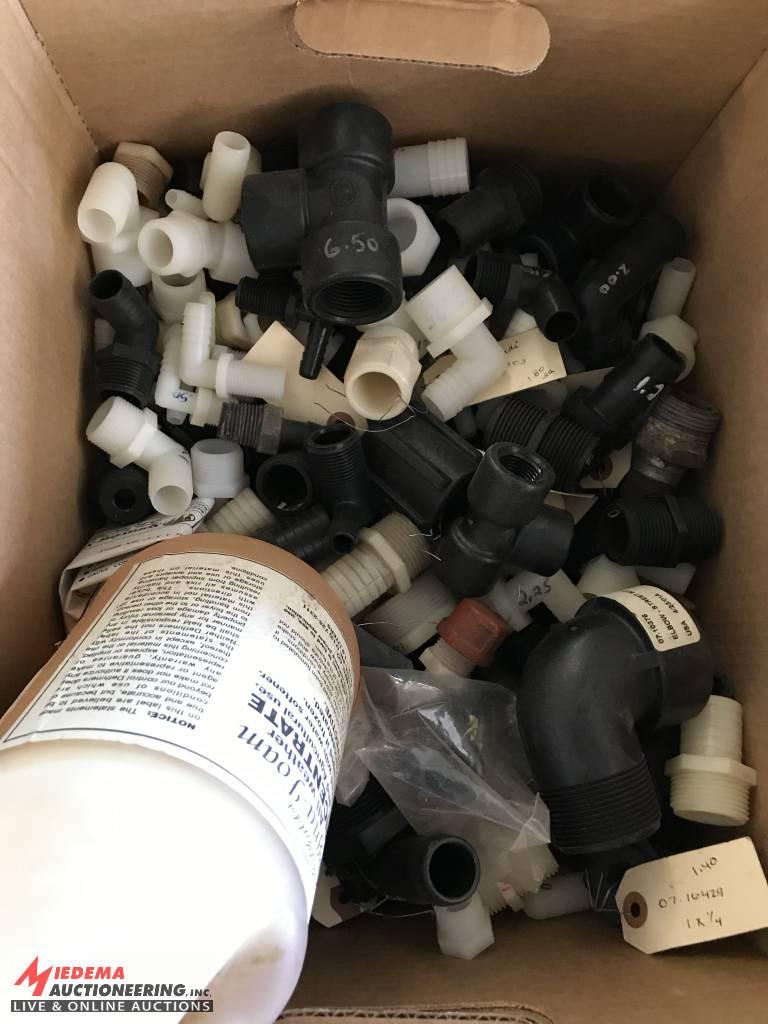 SPRAYER PARTS AND FITTINGS, [3] BOXES