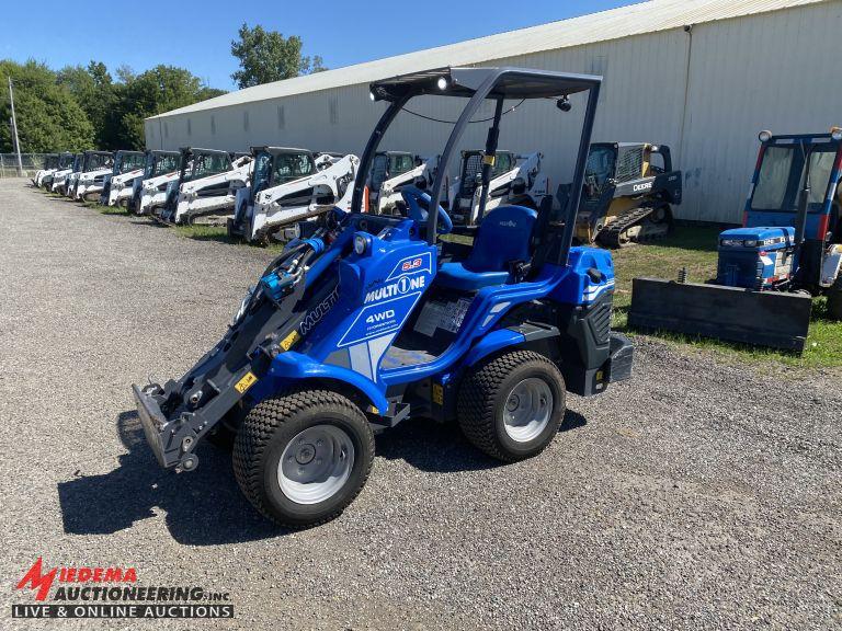 2018 MULTIONE 5.3 UTILITY LOADER, DIESEL, HYDRO STAT, 4 WD, OROPS, AUX HYDR