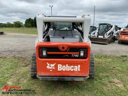 2018 BOBCAT T740 RUBBER TRACK SKID STEER, AUX HYDRAULICS, POWER BOB TACH, H