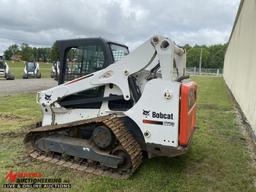 2012 BOBCAT T770 STEEL TRACK SKID STEER, FORESTRY ADDITION,  AUX HYDRAULICS