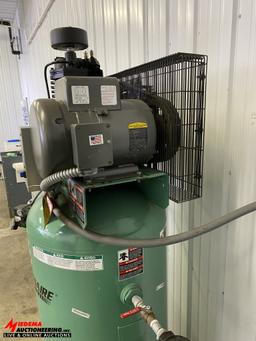 2014 SPEEDAIRE 4XA62 VERTICAL ELECTRICAL AIR COMPRESSOR, 230 VOLT, S/N: D130130