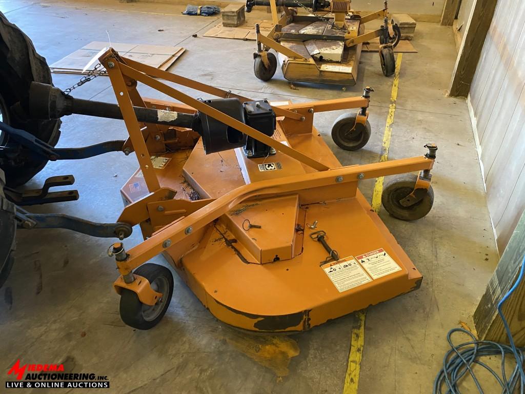 WOODS HERITAGE R072 FINISH MOWER, 20132, 3-POINT, 72'', PTO DRIVEN, FRONT & REAR GUIDE WHEELS, S/N: 