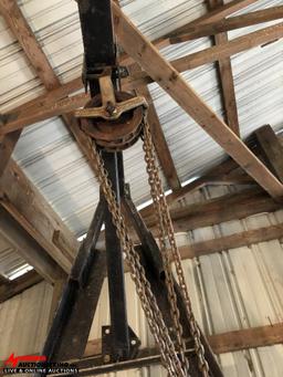 A-FRAME WITH CHAIN FALL
