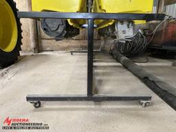 RACK ON CASTERS FOR JOHN DEERE SEED BOXES