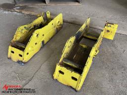 JOHN DEERE 640 LOADER BRACKET  MOUNT (WAS USED FOR SNOW PUSHER)