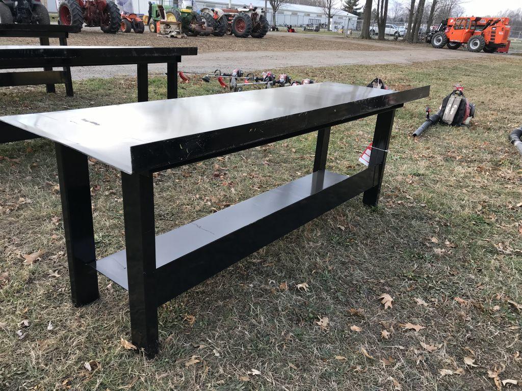 STEEL WORK BENCH, 29'' X 90''