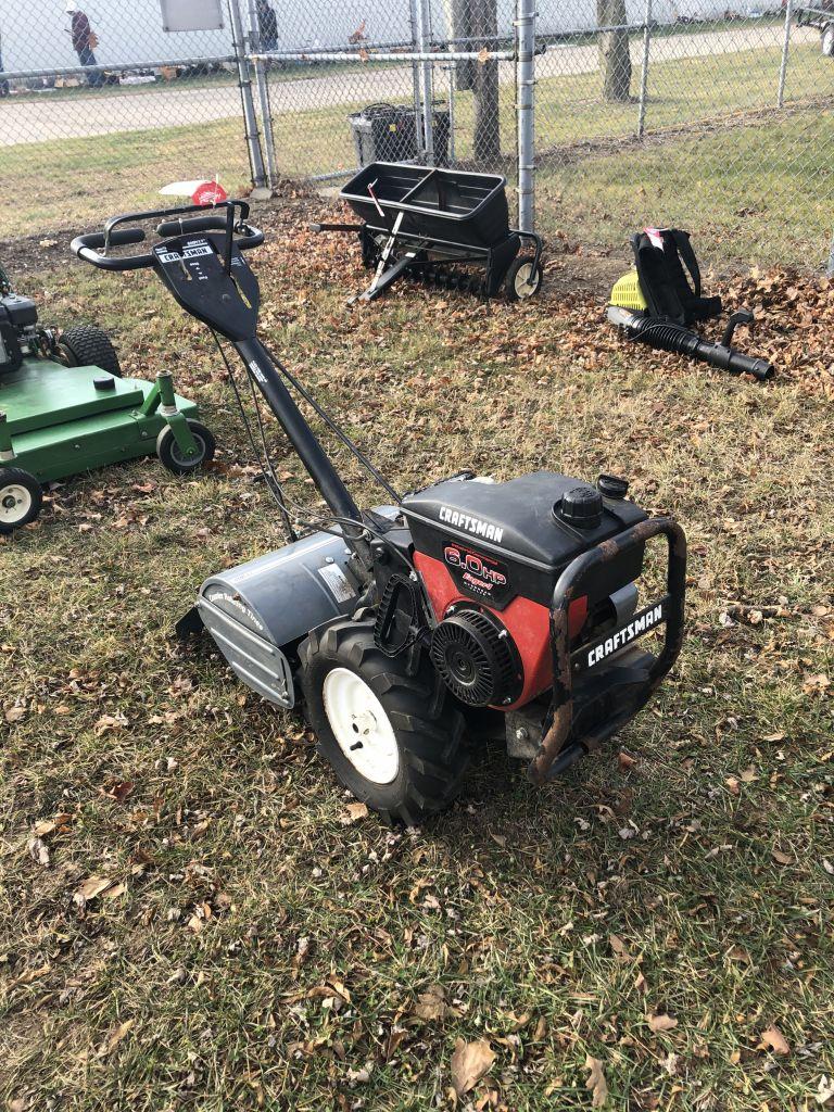 CRAFTSMAN REAR TINE ROTOTILLER, 6-HP, 17''