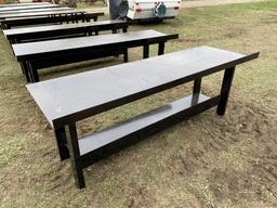 METAL WORK BENCH, 29'' X 90''