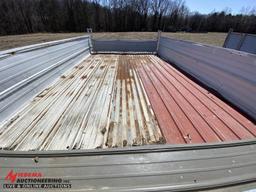 FLATBED WAGON WITH SIDES, 8-TON RUNNING GEAR, 14' X 8'